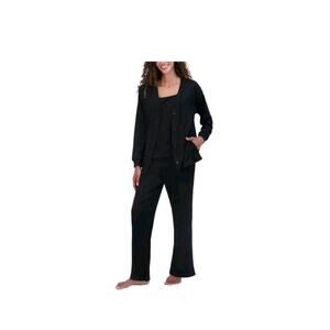 Live2Lounge Ladies' 3-piece Lounge Set | Color-Black | Sz-Large.